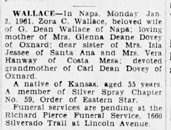 Clipping from The Napa Valley Register
